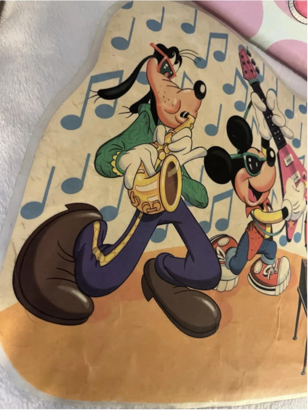 Vintage Disney Mickey Mouse Donald Duck Activity Placemats 1980S SET OF 2 SEE